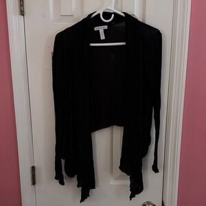 3/$20 Black Draped Cardigan